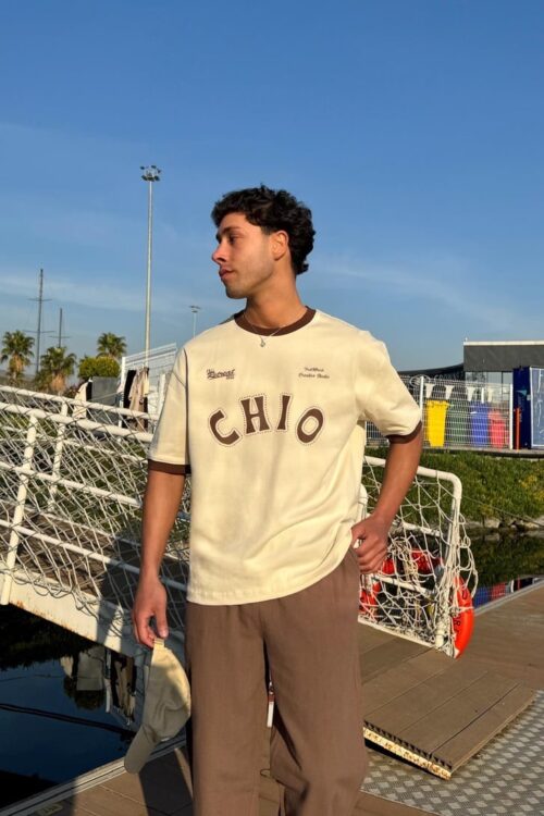 CHIO OVERSIZE BEIGE TSHIRT