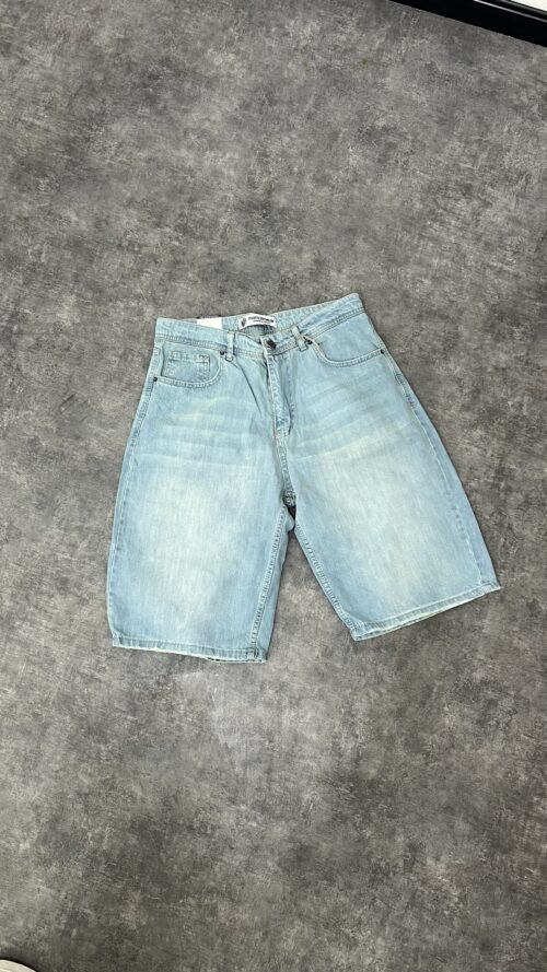 PO BLUE ACID WASH JORTS PO-2092