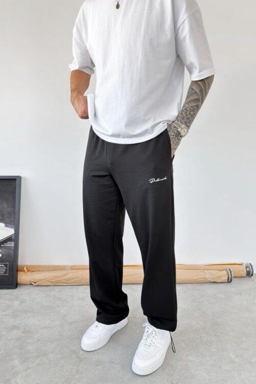 PM BLACK JOGGER WITH ELASTIC