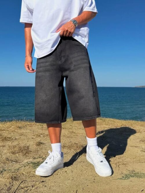 PO BLACK JORTS PO-2080