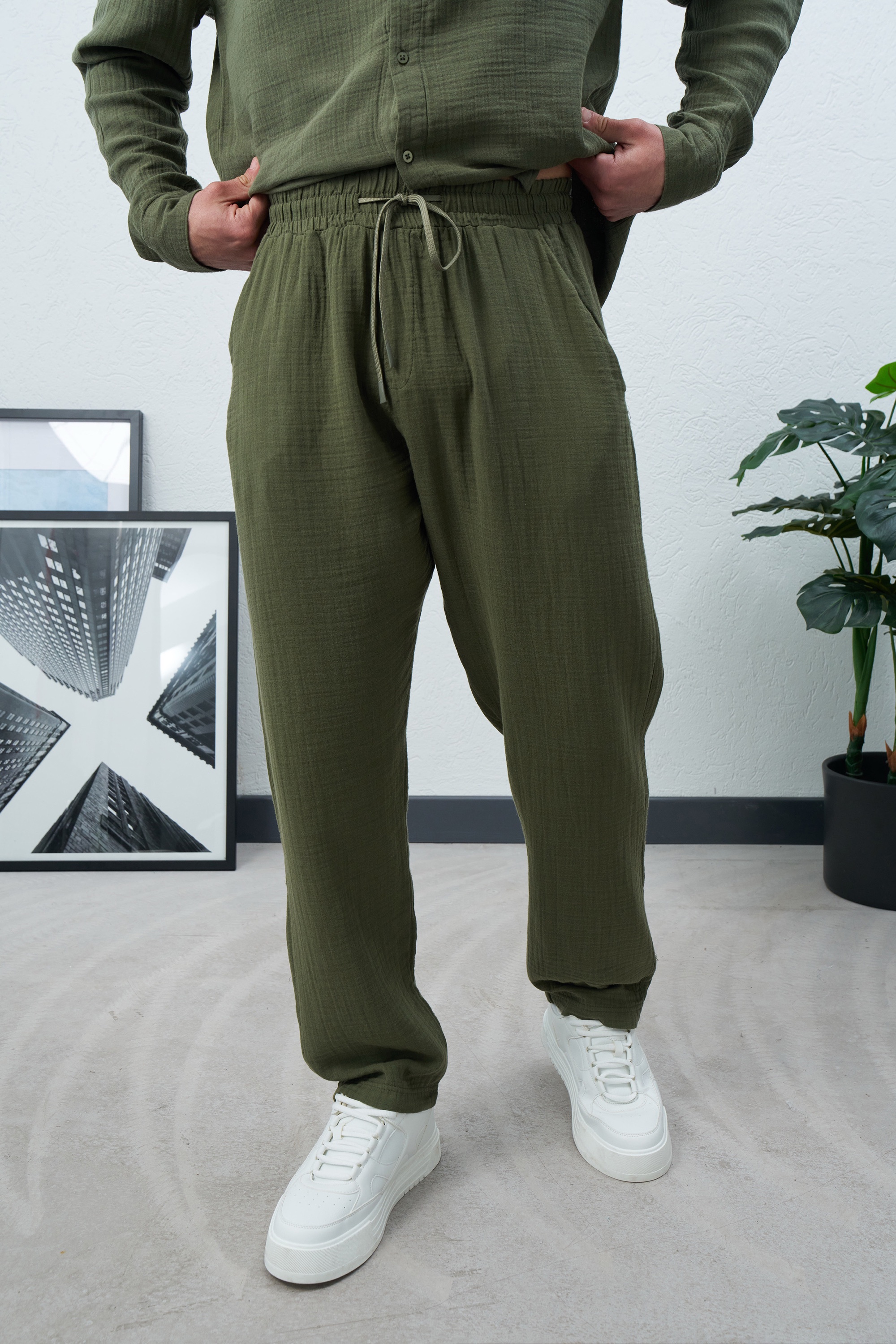 MARRAKECH BEIGE LINEN PANTS