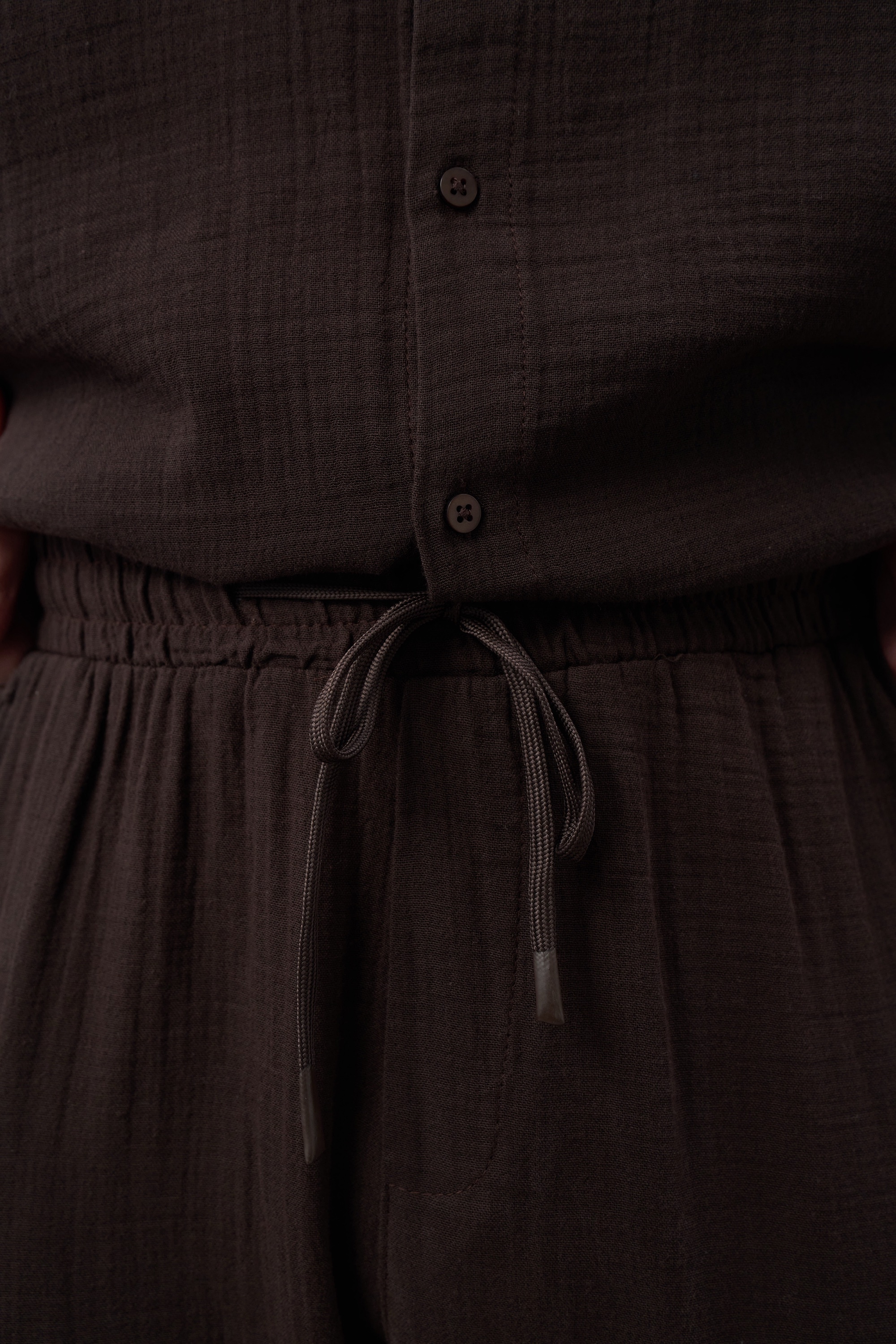 MARRAKECH CHOCOLATE LINEN PANTS - Image 3