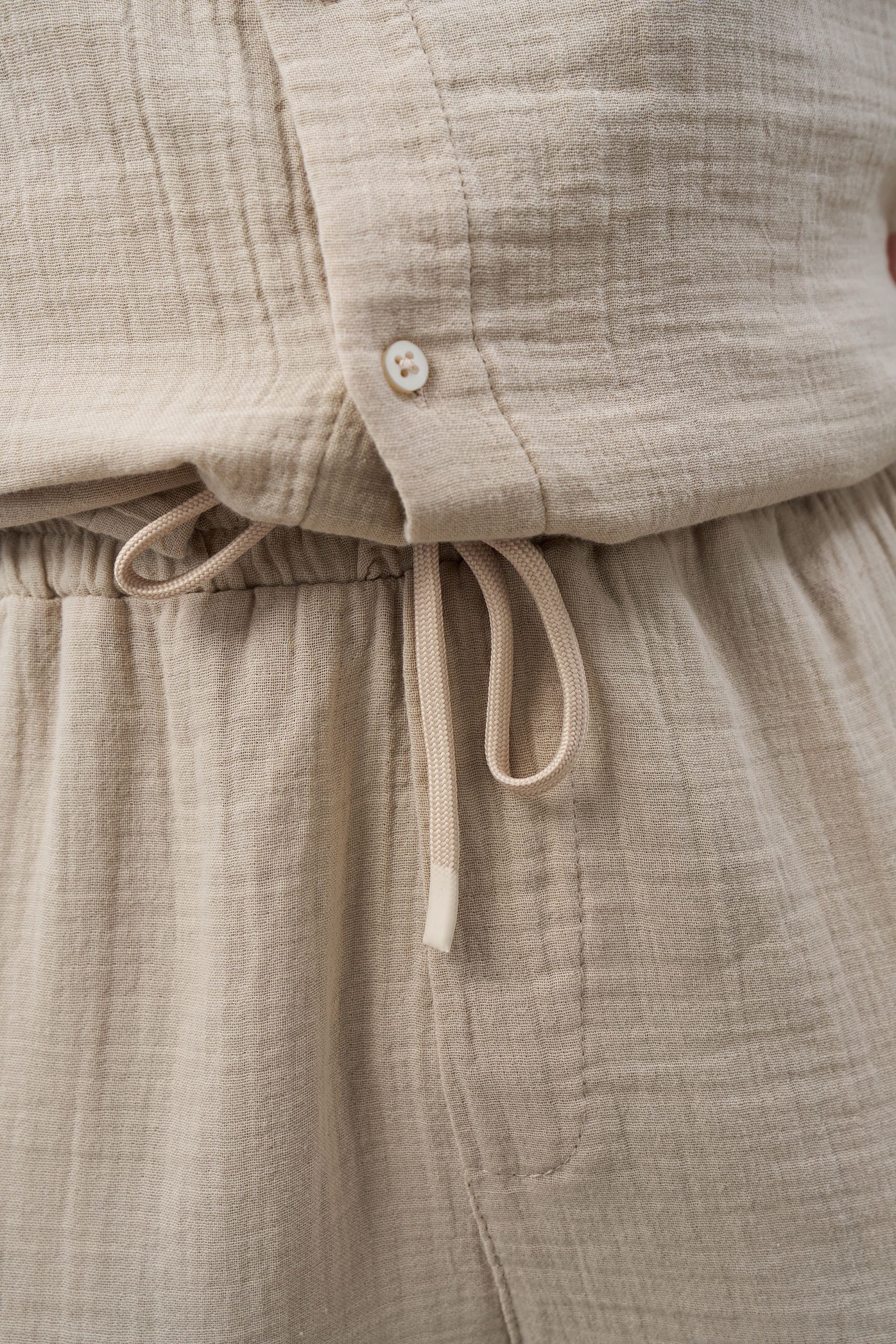 MARRAKECH BEIGE LINEN PANTS - Image 3