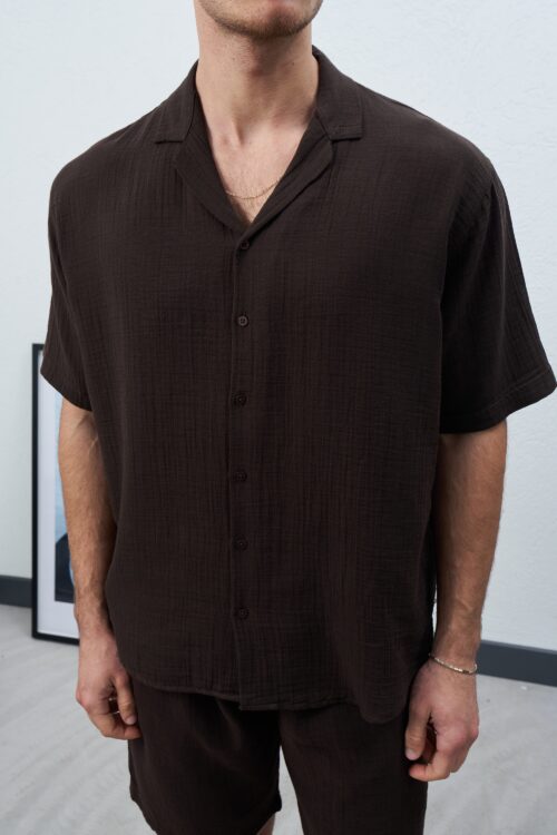 MARRAKECH WHITE LINEN SHIRT M02
