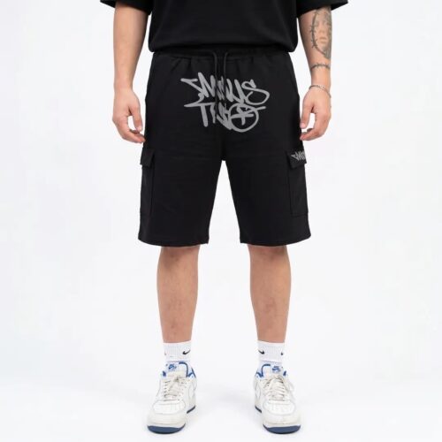 MinusTwo Black Cargo Short