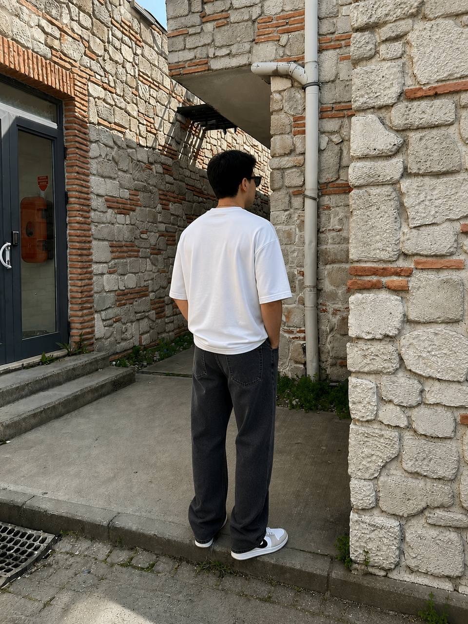 RP BLACK BAGGY JEANS - Image 2