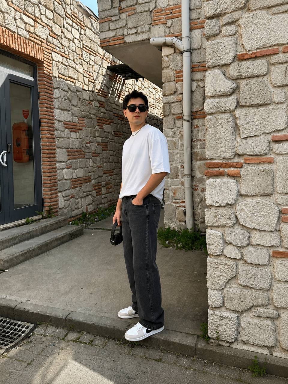 RP BLACK BAGGY JEANS - Image 3