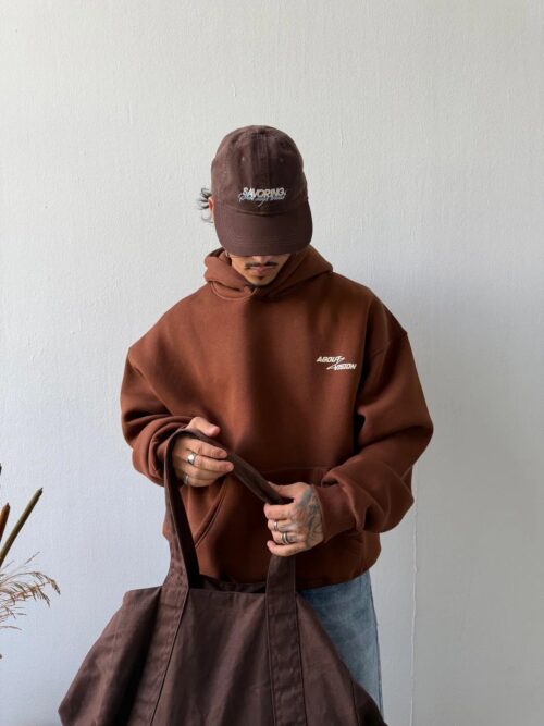 ABOUT VISION KAHVE HOODIE