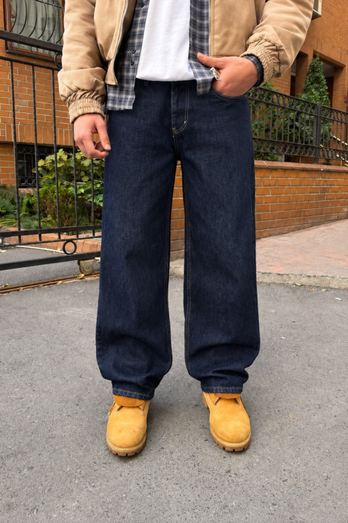 SUPER BAGGY RAW JEANS